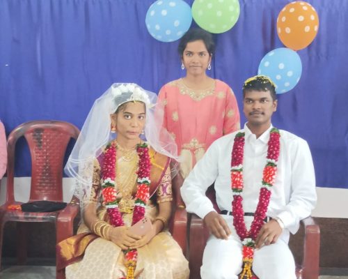 Conducted marriage of MD.Raffiq, 23 years with Manne Nagamani , 22 years in Koakaluru - 6.12.2022